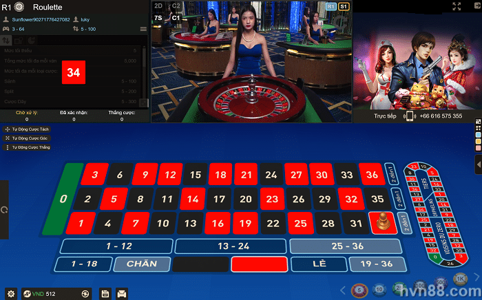 05 trò chơi đánh bạc online HappyLuke cò quay roulette