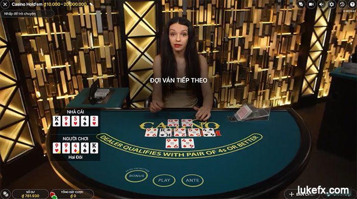 Poker Casino Holdem là trò chơi ăn khách tại Happyluke