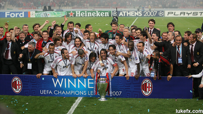 CLB AC Milan với bảy lần lên ngôi vô địch cúp C1