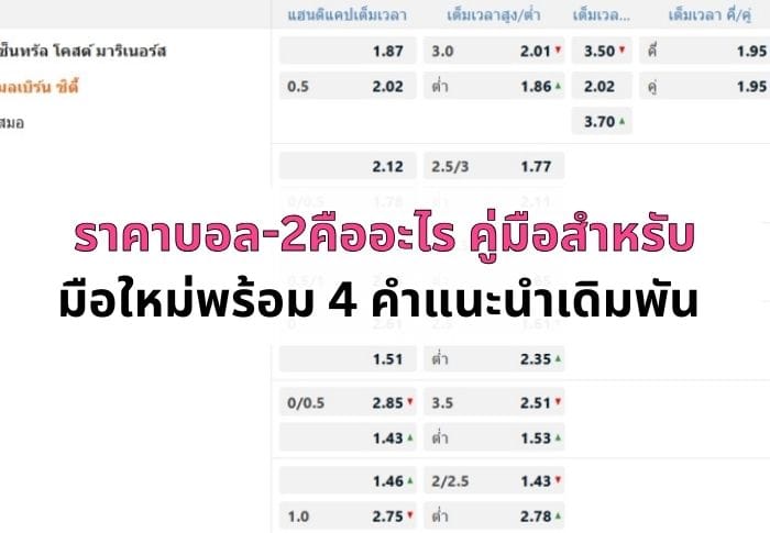 หน้าปกบทความราคาบอล-2คือ