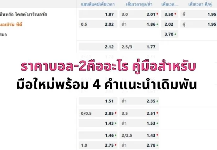 หน้าปกบทความราคาบอล-2คือ