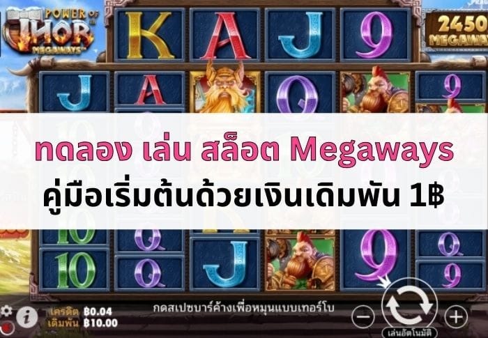 หน้าปกบทความทดลอง เล่น สล็อต Megaways