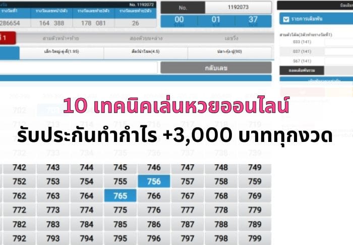 ภาพหน้าปกบทความ เทคนิคเล่นหวยออนไลน์